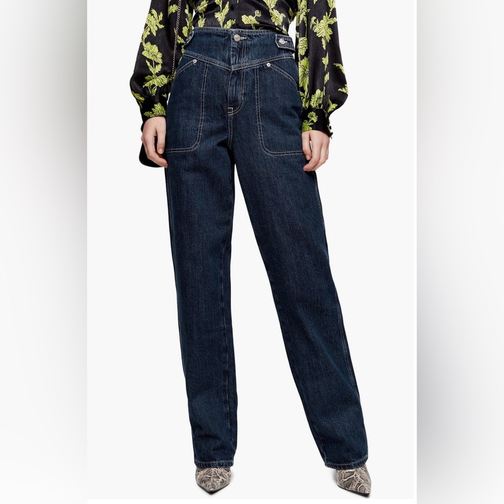 TOPSHOP V-Panel Jeans